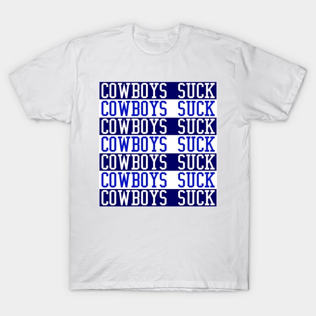 Cowboys Suck T-Shirt by Retro Sports